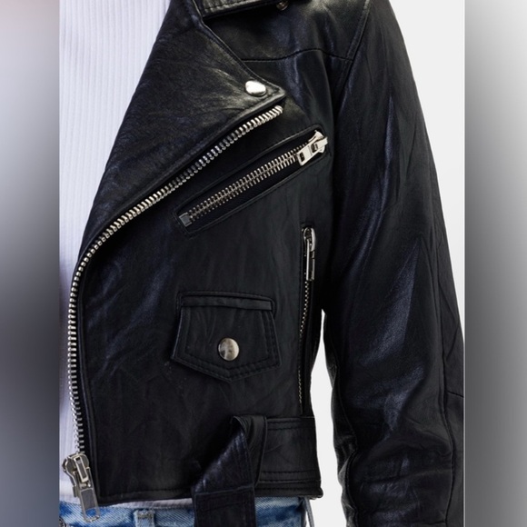 Deadwood Joan Black Leather Jacket - Picture 3 of 6